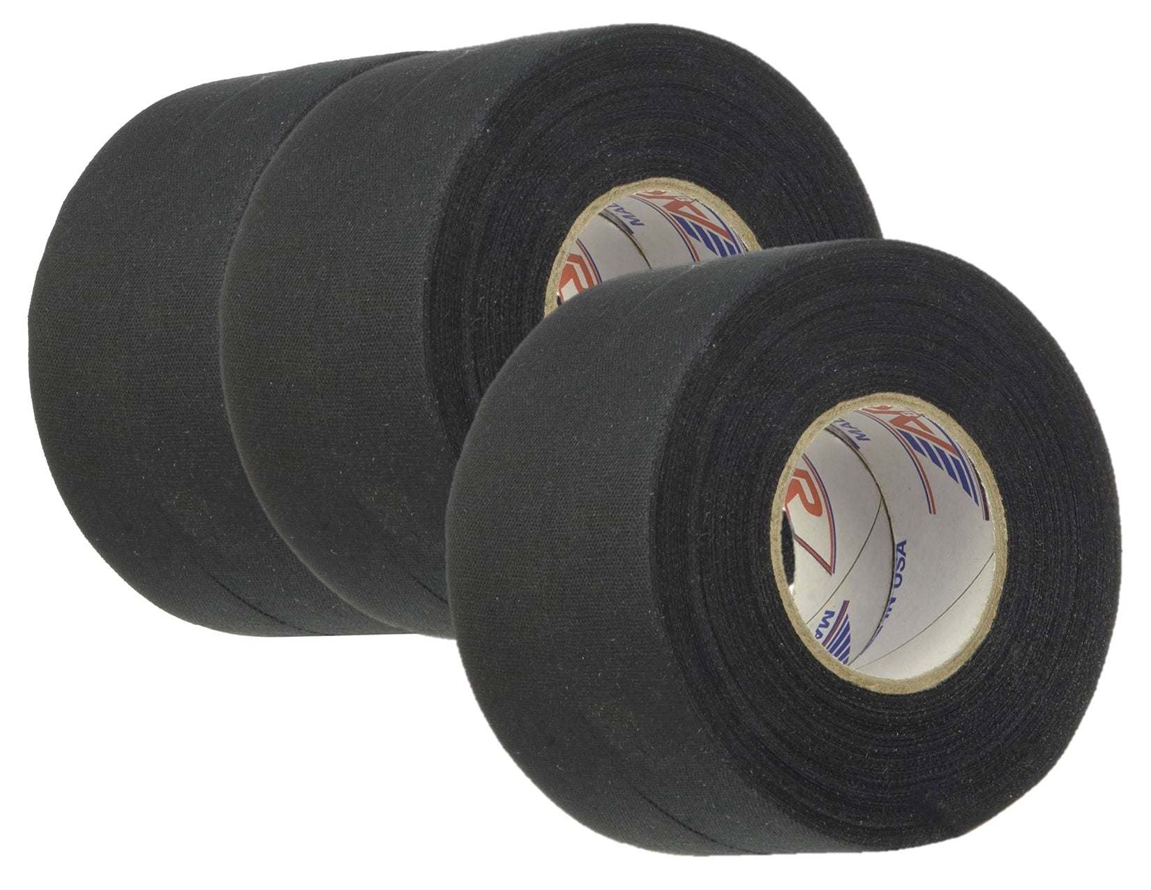 6x Ice Hockey Tape 1"x20 Yd Black 6PK Hockey Tape black